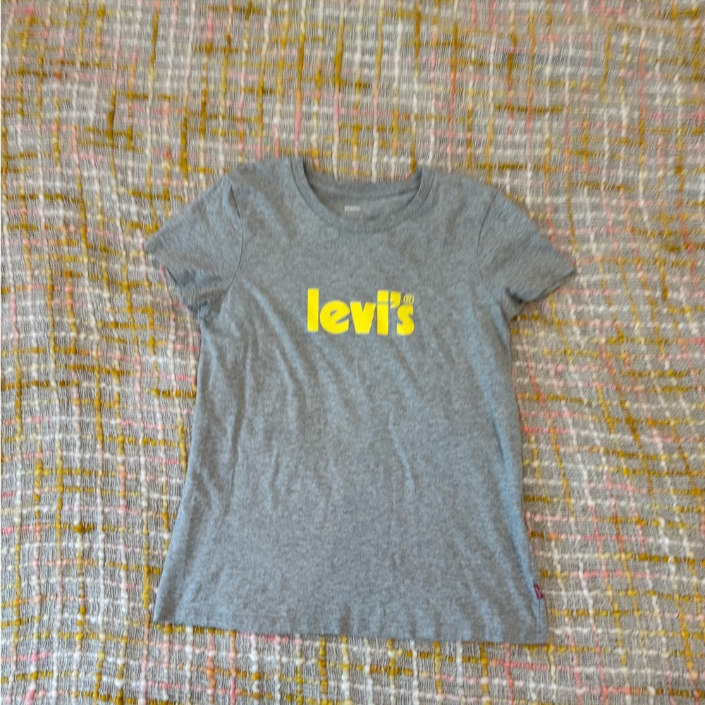 Levi's Yellow and Gray Short Sleeve Tee